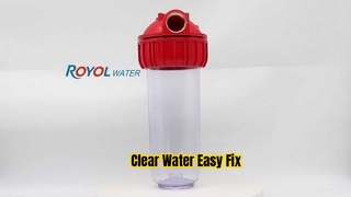 10 इंच जल फ़िल्टर आवास पीतल बंदरगाह