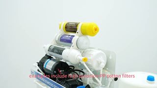 Undersink 75GPD RO Systems Water Purifier With DIY Filter Cartridges for Home Use