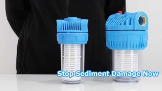 छोटा जल फ़िल्टर आपके सिस्टम की सुरक्षा करता है